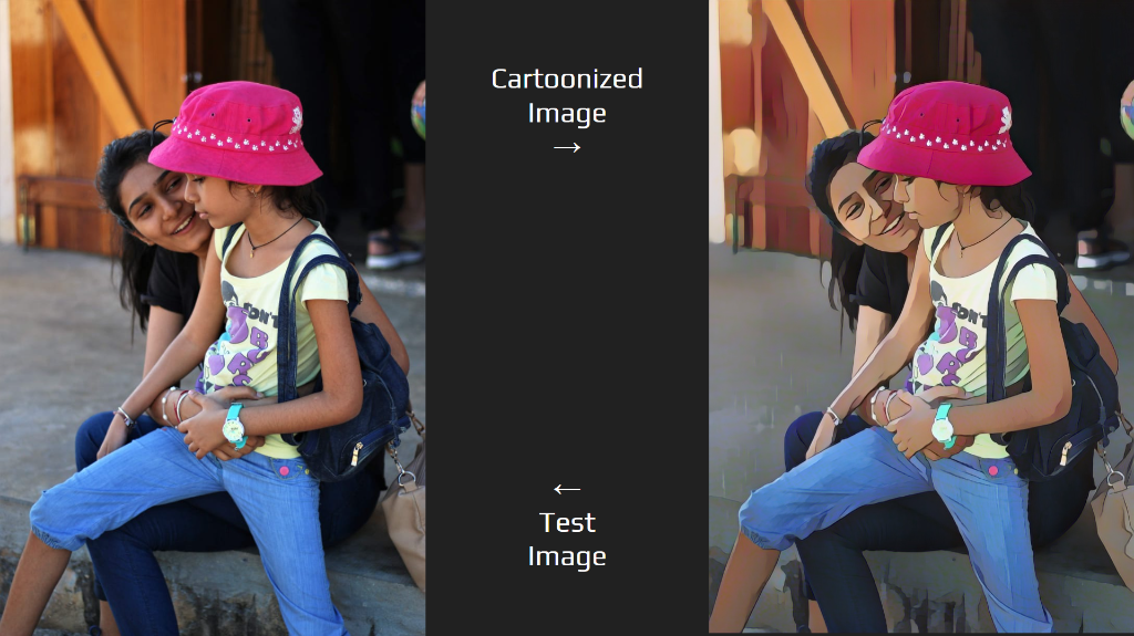 (a) Original image (b) Processed image