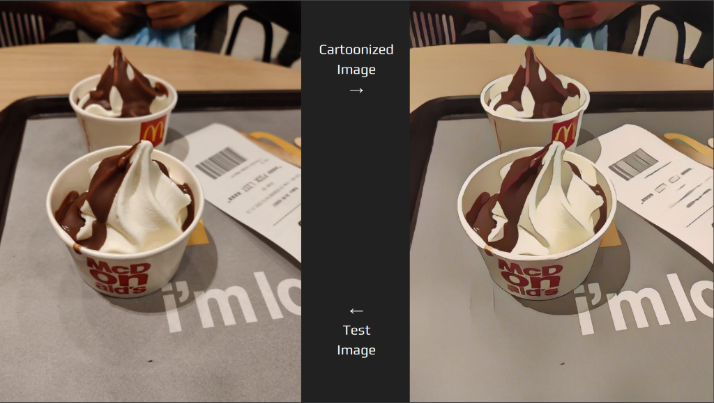(a) Original image (b) Processed image
