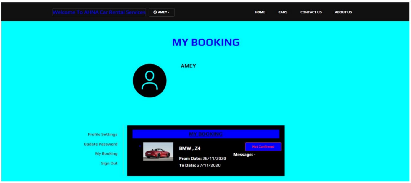 My Booking