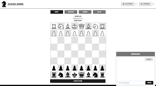 (a) Chat window for players to send message to each other