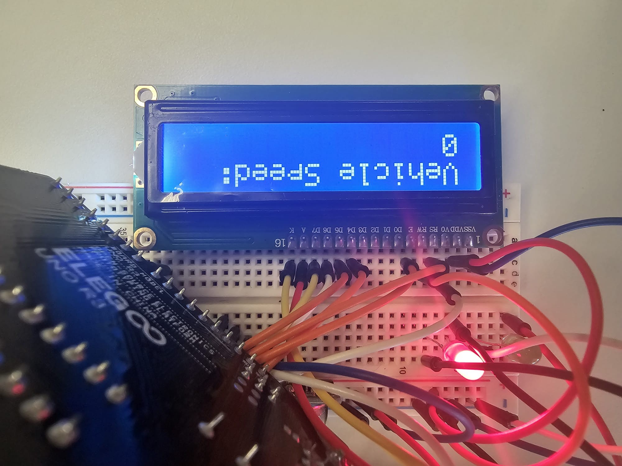 Circuit at initial (zero speed)